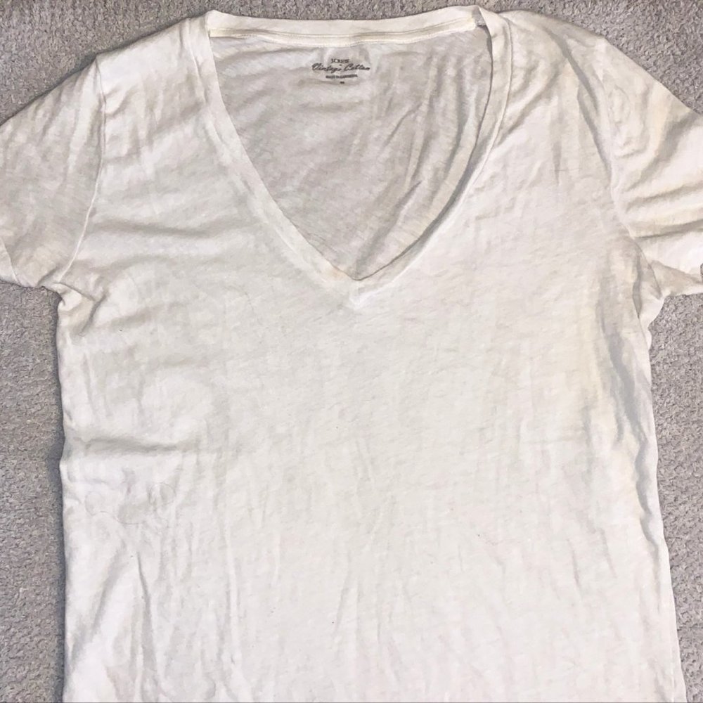 J. Crew Vintage V-Neck Tee